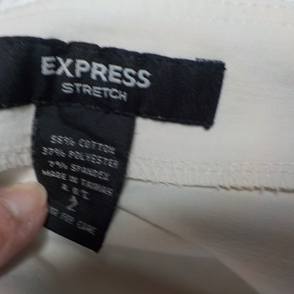 Express Light Tan Mini Skirt - Picture 4 of 4